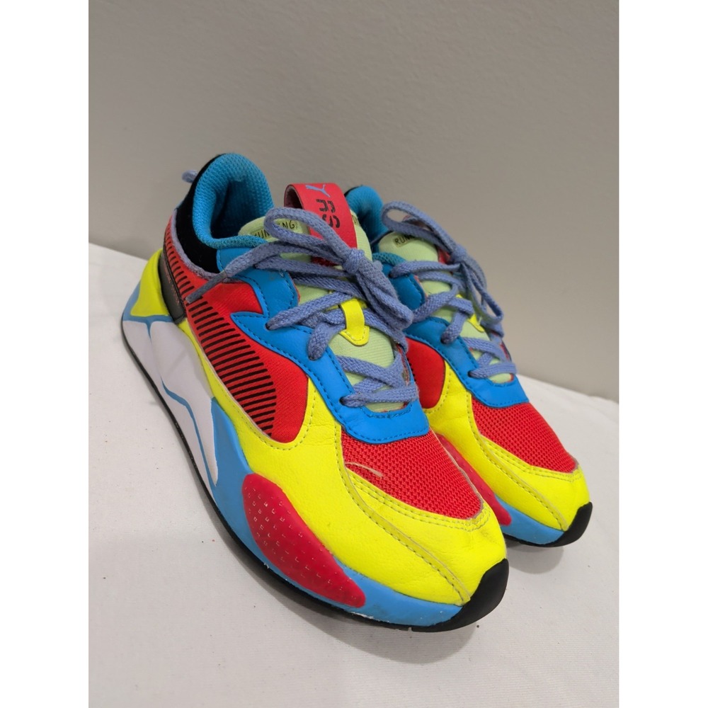 PUMA RS-X Water Fight Toddler Boys Blue Red Yellow Sneakers 2C 389345-02
